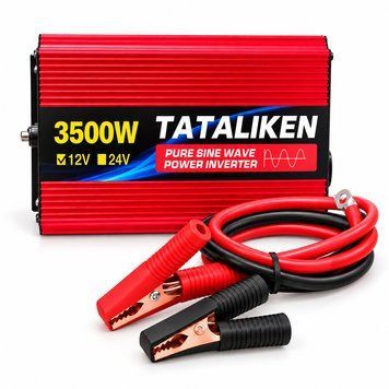 Інвертор Tataliken T3500 12 В&ndash;220 В, чиста синусоїда, 1200 Вт номінально / 3500 Вт піково T3500 фото