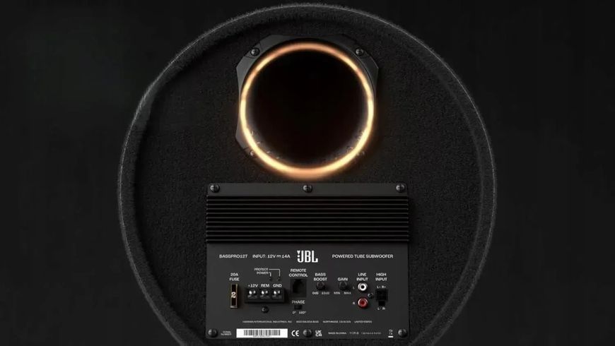 Активний автомобільний сабвуфер JBL BassPro Tube 12T 12" 150 Вт RMS 83413 фото