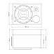 Сабвуфер активний Cyclone SBN-300 12&Prime; 120 Вт RMS 009894 фото 4